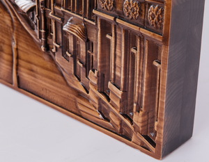 Beech panel "Street"